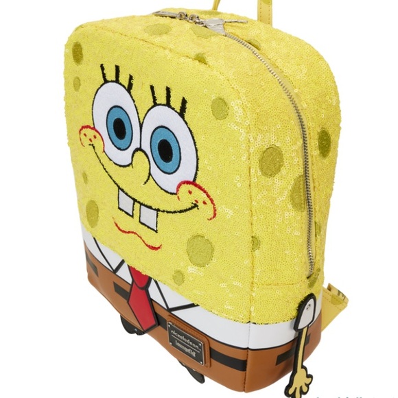 Loungefly x Nickelodeon SpongeBob SquarePants Sequin Backpack Bag Anniversary main image 7